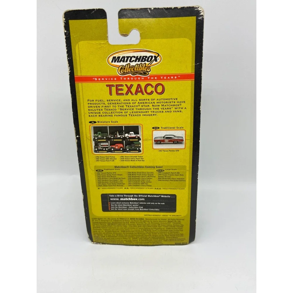 Matchbox Collectibles 1956 Ford Pickup Texaco Collection Green Diecast Truck New
